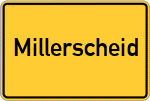 Place name sign Millerscheid