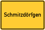 Place name sign Schmitzdörfgen, Siegkreis