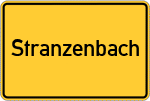 Place name sign Stranzenbach