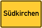 Place name sign Südkirchen