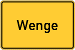 Place name sign Wenge