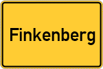 Place name sign Finkenberg