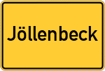 Place name sign Jöllenbeck