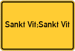 Place name sign Sankt Vit;Sankt Vit, Kreis Wiedenbrück