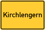 Place name sign Kirchlengern
