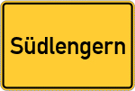 Place name sign Südlengern
