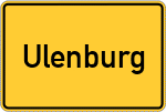 Place name sign Ulenburg