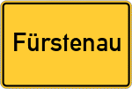 Place name sign Fürstenau, Kreis Höxter