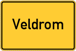 Place name sign Veldrom