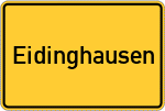 Place name sign Eidinghausen