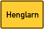 Place name sign Henglarn