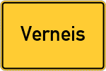 Place name sign Verneis