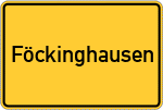 Place name sign Föckinghausen