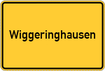 Place name sign Wiggeringhausen