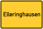 Place name sign Elleringhausen, Sauerland