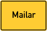Place name sign Mailar