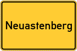 Place name sign Neuastenberg