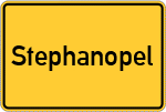 Place name sign Stephanopel, Gemeinde Frönsberg