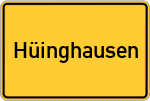 Place name sign Hüinghausen