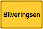 Place name sign Bilveringsen