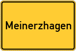 Place name sign Meinerzhagen