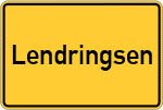 Place name sign Lendringsen, Sauerland