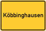 Place name sign Köbbinghausen