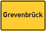 Place name sign Grevenbrück