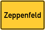 Place name sign Zeppenfeld