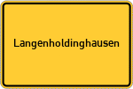Place name sign Langenholdinghausen