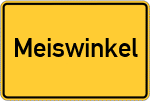 Place name sign Meiswinkel