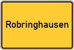 Place name sign Robringhausen