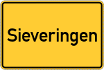 Place name sign Sieveringen