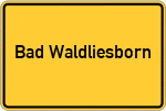 Place name sign Bad Waldliesborn
