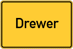 Place name sign Drewer