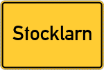 Place name sign Stocklarn