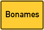 Place name sign Bonames