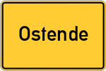 Place name sign Ostende