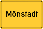 Place name sign Mönstadt