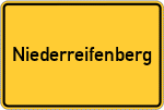 Place name sign Niederreifenberg, Taunus