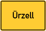 Place name sign Ürzell