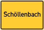 Place name sign Schöllenbach