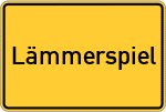 Place name sign Lämmerspiel