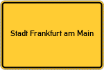Place name sign Stadt Frankfurt am Main