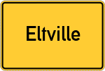 Place name sign Eltville