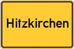 Place name sign Hitzkirchen