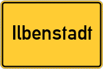 Place name sign Ilbenstadt, Hessen