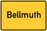 Place name sign Bellmuth