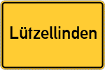 Place name sign Lützellinden