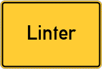 Place name sign Linter